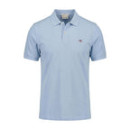 Blue Cotton Polo Shirt