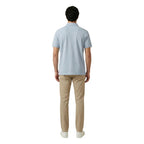 Blue Cotton Polo Shirt