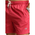 Red Recycled Polyamide Swim Shorts