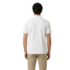 White Cotton Polo Shirt