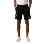 Black Cotton Bermuda Shorts
