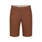 Beige Linen Bermuda Shorts