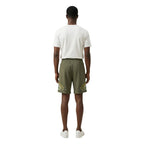 Green Cotton Bermuda Shorts