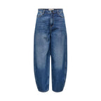 Blue Cotton Mom Jeans