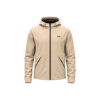Beige Polyester Hoodie