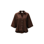Brown Viscose Blouse