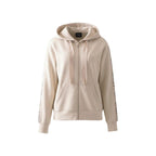 Beige Polyester Hoodie