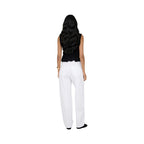 White Cotton Mom Jeans