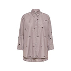 Brown Recycled Polyester Blouse