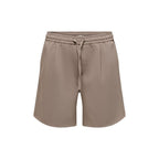 Beige Recycled Polyester Bermuda Shorts
