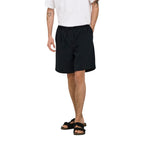 Black Recycled Polyester Bermuda Shorts