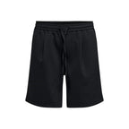 Black Recycled Polyester Bermuda Shorts