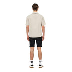 Beige Cotton Shortsleeve Shirt