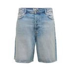 Light Blue Organic Cotton Bermuda Shorts