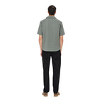 Green Cotton Shortsleeve Shirt