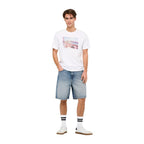 Light Blue Organic Cotton Bermuda Shorts