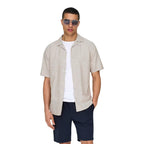 Beige Linen Shortsleeve Shirt