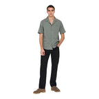 Green Cotton Shortsleeve Shirt