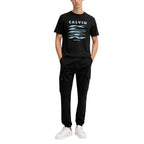 Black Cotton Casual Pants