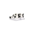 Black And White Recycled Polyester Athletic Sneakers