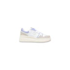 White Suede Leather Chunky Sneakers