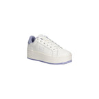 White Leather Chunky Sneakers