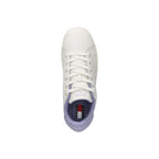 White Leather Chunky Sneakers