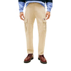 Beige Recycled Cotton Cargo Pants