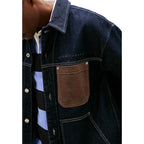 Blue Recycled Cotton Denim Jacket