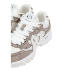 Brown Polyamide Athletic Sneakers