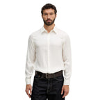 Bicolor Viscose Pattern Shirt