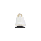White Polyester Athletic Sneakers