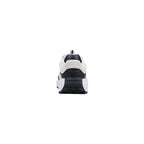 Black And White Polyethylene Athletic Sneakers