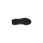 Black And White Polyethylene Athletic Sneakers