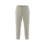 Beige Polyester Casual Pants