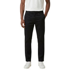 Black Cotton Casual Pants