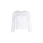 White Cotton Denim Jacket