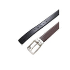 Bicolor Leather Regular Belt