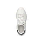 Silver Leather Sneakers