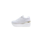 White Polyethylene Platform Sneakers