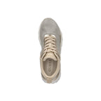 Gray Polyester Chunky Sneakers
