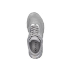 Silver Polyester Chunky Sneakers