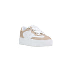 Beige Polyethylene Low Top Sneakers