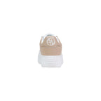 Beige Polyethylene Low Top Sneakers