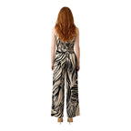 Brown Polyester Jumpsuit
