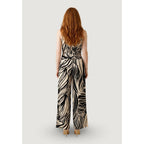 Brown Polyester Jumpsuit