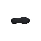 Black Polyester Athletic Sneakers
