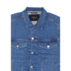 Blue Cotton Denim Jacket