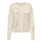 Cream Viscose Sweatshirt