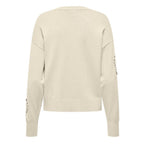 Cream Viscose Sweatshirt